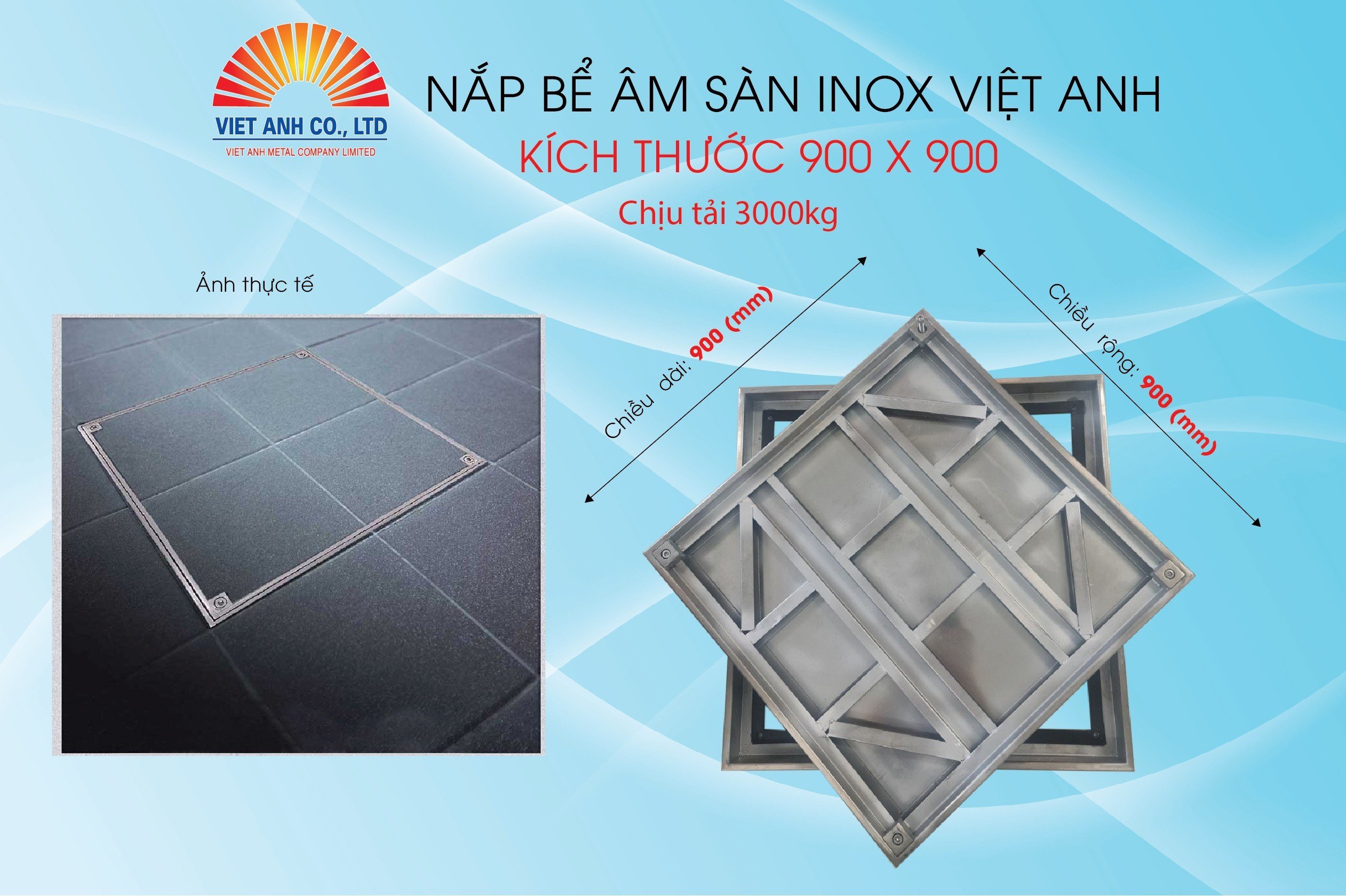 Nắp bể ngầm 3000kg