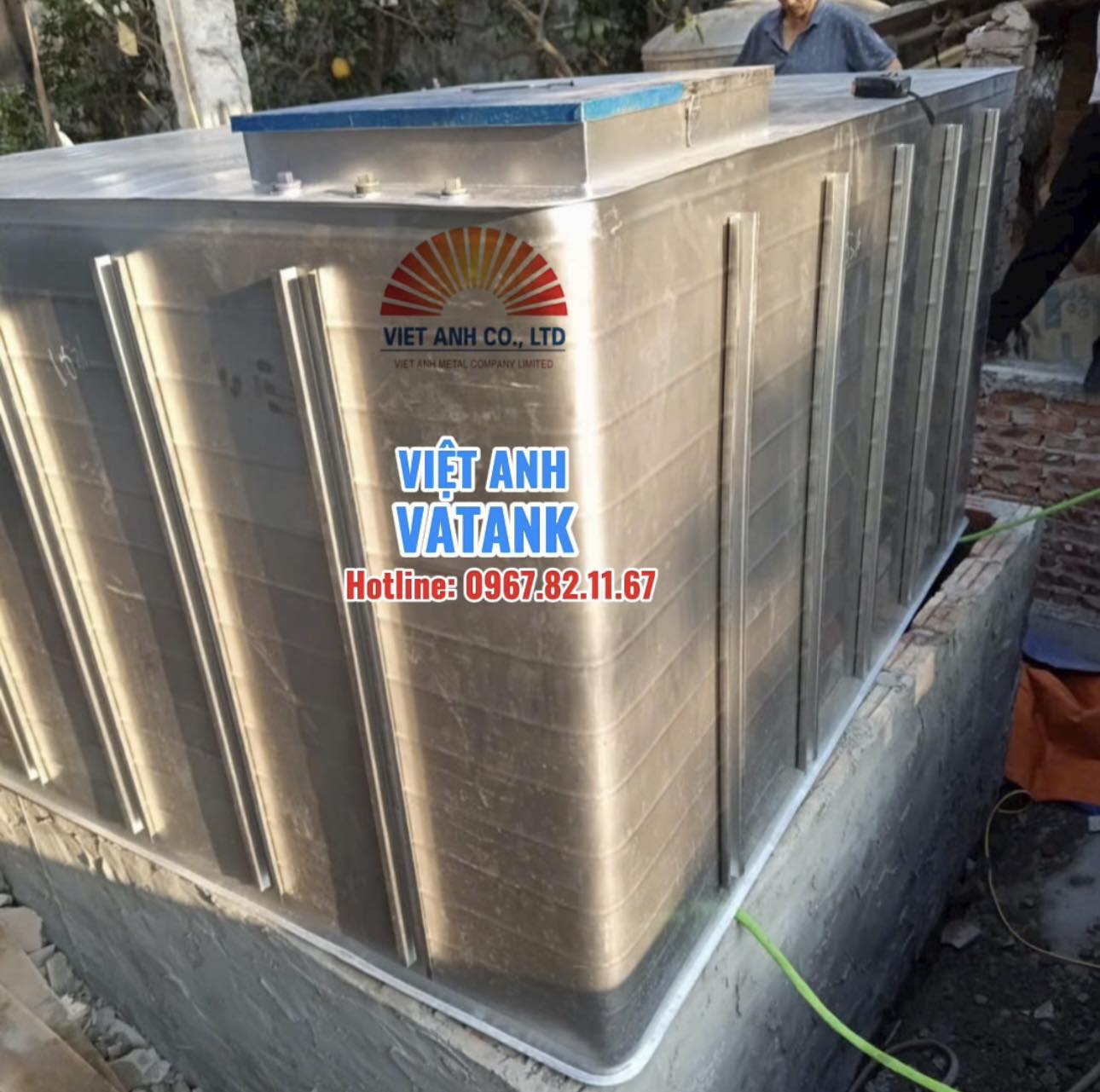 Bồn nước inox Việt Anh VATANK đến với khách hàng