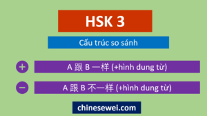 Ngữ pháp HSK 3 Cấu trúc so sánh A 跟 B 一样 (+ Hình dung từ)