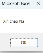 Inputbox - Msgbox kết quả