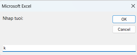 Inputbox - kiểm tra nhập số- người dùng nhập chữ cái