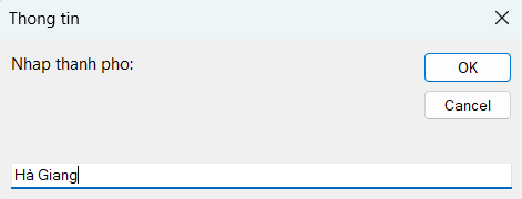 Inputbox nhập giá trị mong muốn
