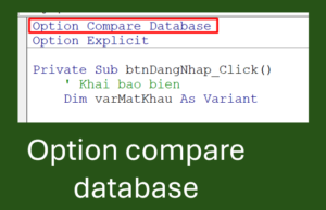 Option compare database Option compare database