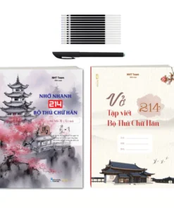Combo Vở Tập Viết 214 Bộ Thủ + Sách Nhớ Nhanh 214 Bộ Thủ Chữ Hán NHT Books giới thiệu
