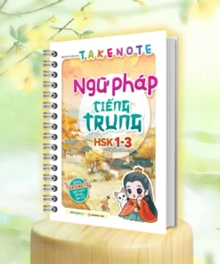 Sách Combo Takenote Ngữ pháp tiếng Trung HSK 1-6 (4 cuốn)