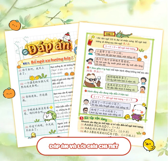 Sách Combo Takenote Ngữ pháp tiếng Trung HSK 1-6 (4 cuốn) mô tả 4