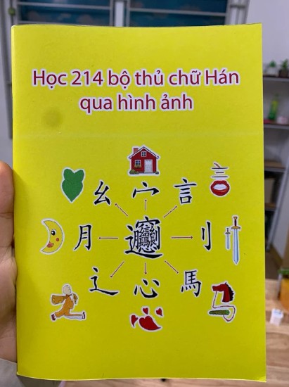 Sổ tay học 214 bộ thủ qua hình ảnh